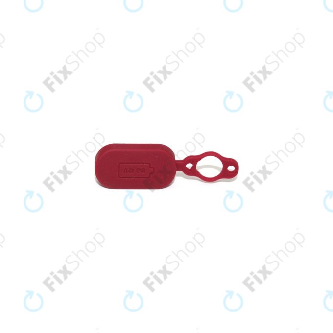 Xiaomi Mi Electric Scooter 1S, 2 M365, Essential, Pro, Pro 2 - Gumová Krytka Nabíjecího Konektoru (Red)