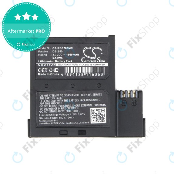 Baterie pro AEE D33, magicae S50, S70, 1500mAh, Li-Ion, 3.7V, DS-S50, HQ