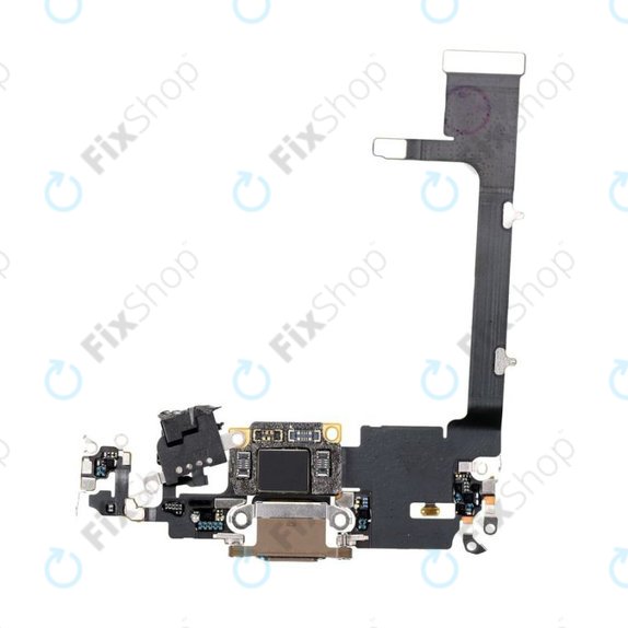 Apple iPhone 11 Pro Max - Nabíjecí Konektor + Flex Kabel (Gold)