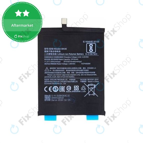 Xiaomi Mi A2 (Mi 6X) - Baterie BN36 3010mAh