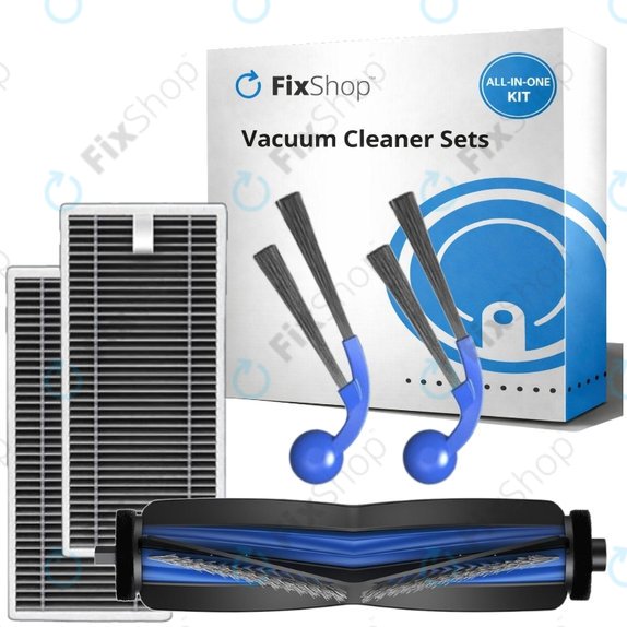 Sada náhradních dílů pro Ecovacs T80 Omni, T80 (1x Hlavní kartáč, 2x Filtr, 2x Boční kartáč)