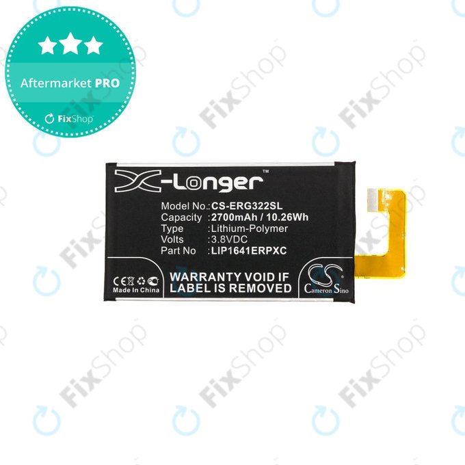 Baterie pro Sony Xperia XA1 Ultra G3221, 2700mAh, Li-Pol, 3.8 V, LIP1641ERPXC, HQ