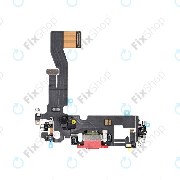 Apple iPhone 12, 12 Pro - Nabíjecí Konektor + Flex Kabel (Red)