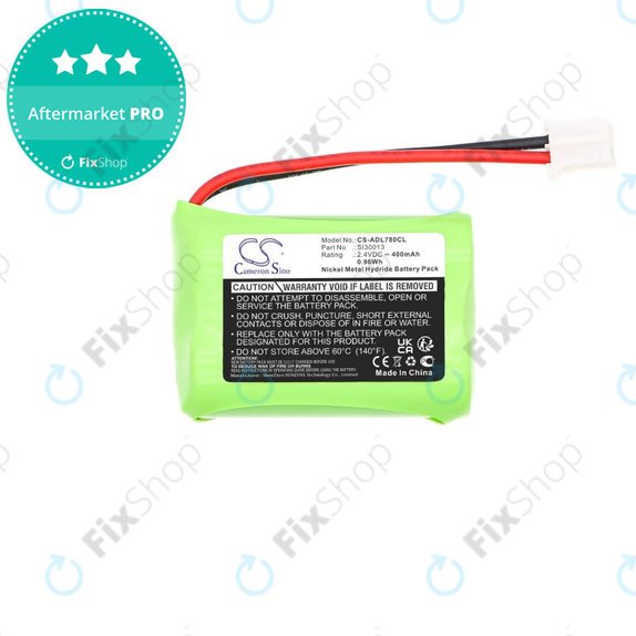 Baterie pro SWITEL MD9300, 9500, AUDIOLINE Dect 7500, 7501, 400mAh, Ni-MH, 2.4V, SL30013, HQ