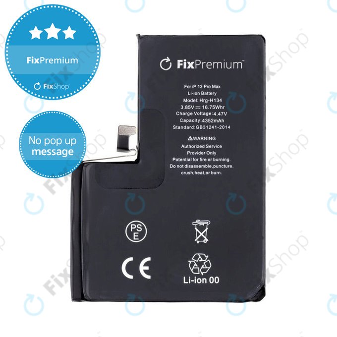 Baterie pro iPhone 13 Pro Max, 4352mAh, DIAGNOSTIC