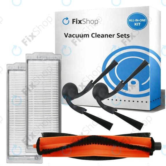 Sada náhradních dílů pro Xiaomi Robot Vacuum S40 Pro (1x Hlavní kartáč, 2x Filtr, 2x Boční kartáč)