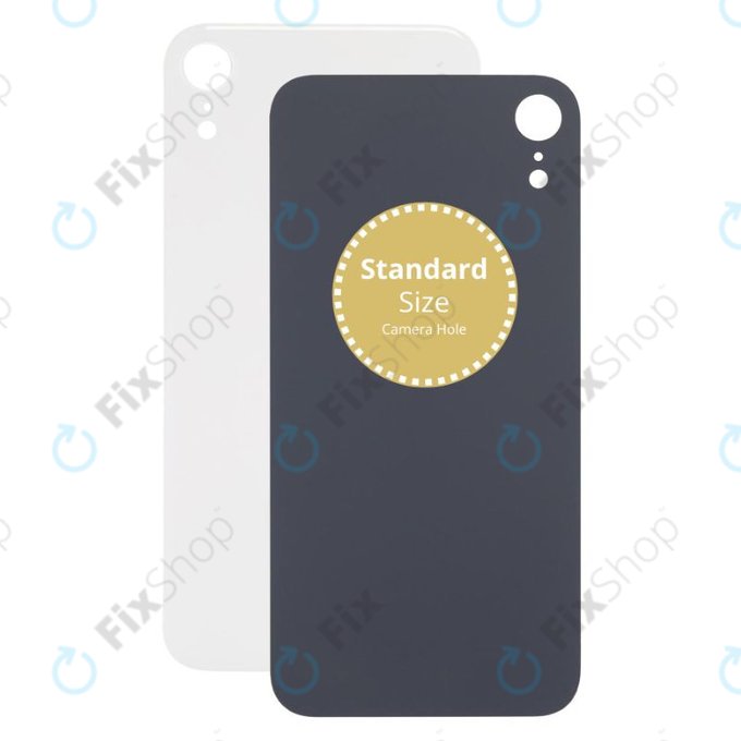 Apple iPhone XR - Sklo Zadního Housingu (White)
