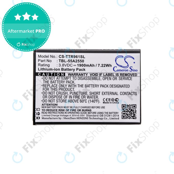 Baterie pro TP-Link M7350, 1900mAh, Li-ion, 3.8V, TBL-55A2550, HQ