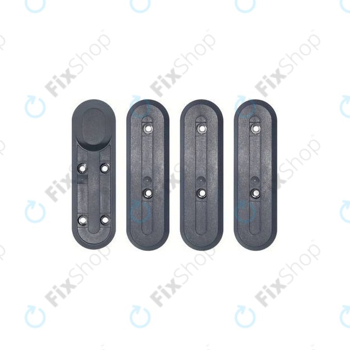 Xiaomi Mi Electric Scooter 1S, 2 M365, Essential, Pro, Pro 2 - Dekorativní Krytka Přední a Zadní Vidlice (Black)