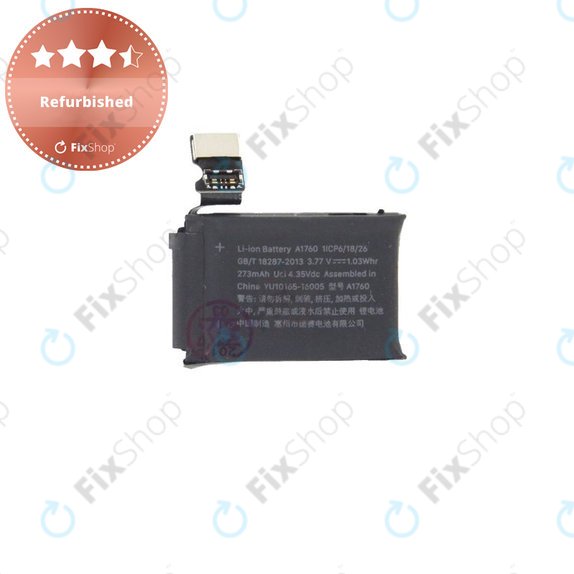 Baterie pro Apple Watch 2 38mm, 273mAh, A1760, Refurbished