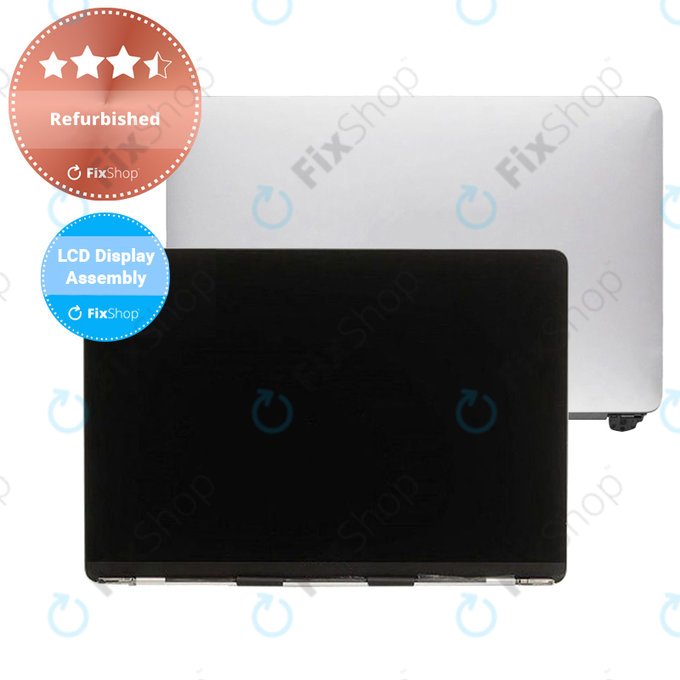 Apple MacBook Pro 13" A2338 (2020) - LCD Displej + Přední Sklo + Kryt (Silver) Refurbished