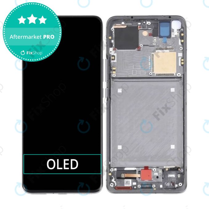 Xiaomi Mi 11 Ultra - LCD Displej + Dotykové Sklo + Rám (Ceramic Black) OLED