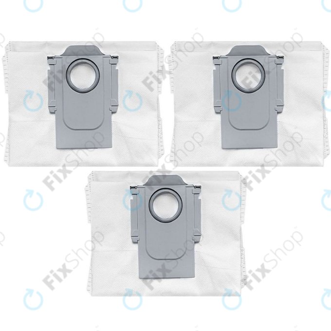 Sáček do vysavače, 3 ks pro Xiaomi Roborock S7-series, S8-series, Q5-series, Q7-series, Q8 Max+