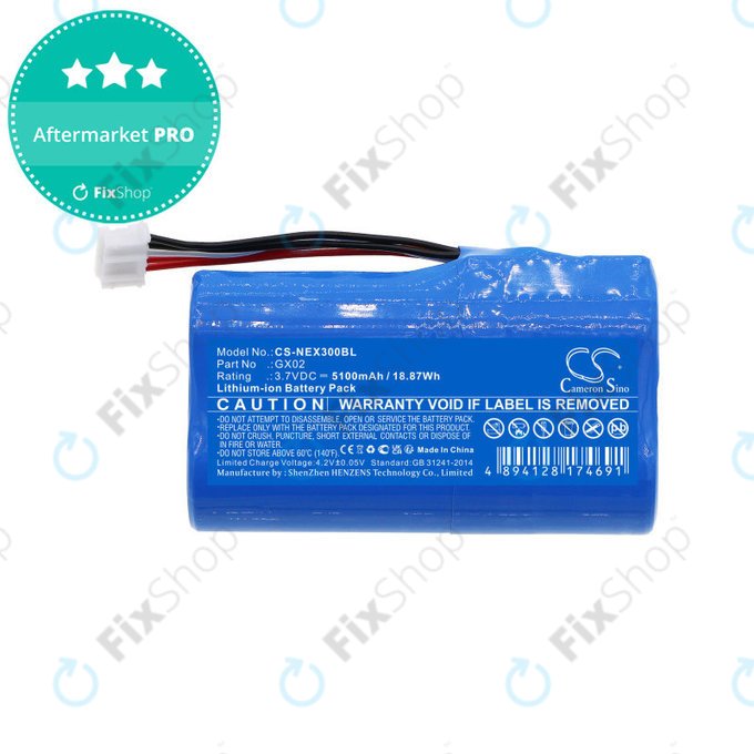 Baterie pro NEXGO N3, N5, 5100mAh, Li-Ion, 3.7V, GX02, HQ