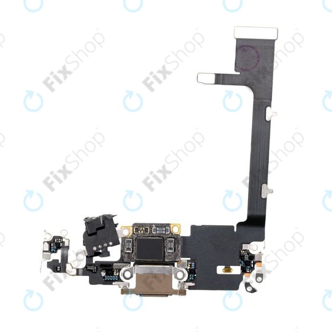Apple iPhone 11 Pro Max - Nabíjecí Konektor + Flex Kabel (Gold)