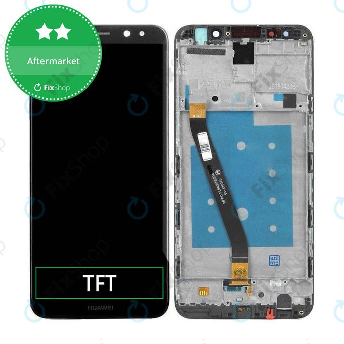 Huawei Mate 10 Lite - LCD Displej + Dotykové Sklo + Rám (Black) TFT