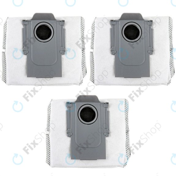 Sáček do vysavače, 3 ks, Aktivní uhlí pro Xiaomi Roborock Q-series