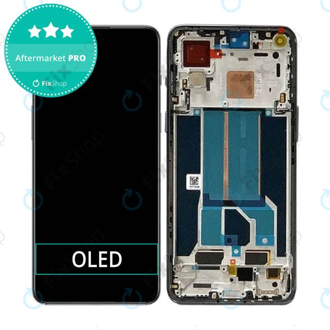 OnePlus Nord 2T CPH2399 CPH2401 - LCD Displej + Dotykové Sklo + Rám (Gray Shadow) OLED