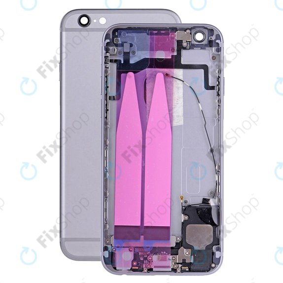 Apple iPhone 6S - Zadní Housing s Malými Díly (Space Gray)