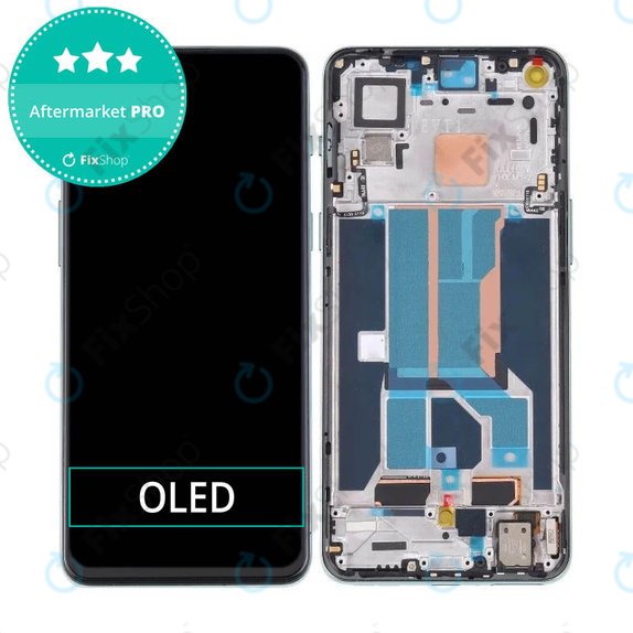 OnePlus Nord 2 5G - LCD Displej + Dotykové Sklo + Rám (Green Woods) OLED
