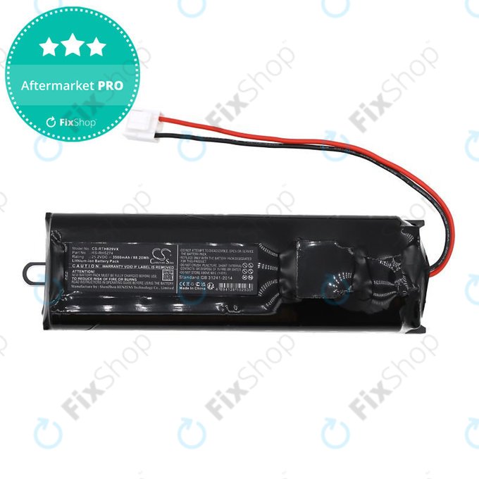 Baterie pro Rowenta RH8827WO, RH8971WO, RH8929WO, 3500mAh, Li-Ion, 25.2V, RS-RH5274, HQ