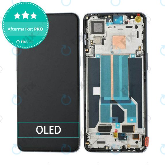 OnePlus Nord 2 5G - LCD Displej + Dotykové Sklo + Rám (Grey Sierra) OLED