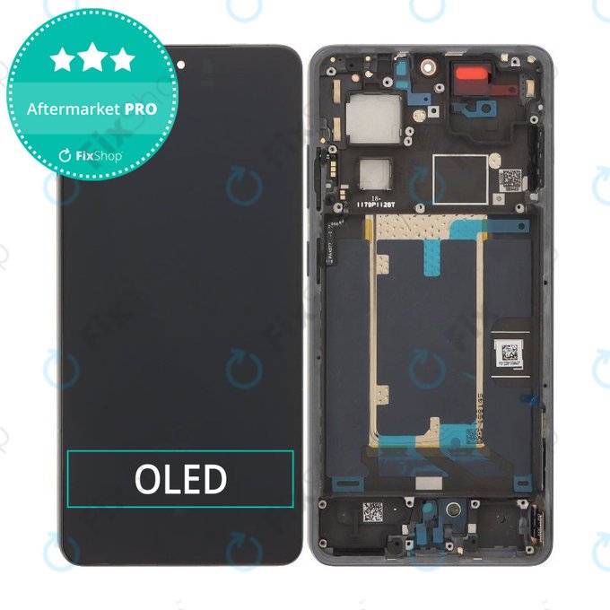 OnePlus 13R 5G CPH2645 - LCD Displej + Dotykové Sklo + Rám (Black) OLED