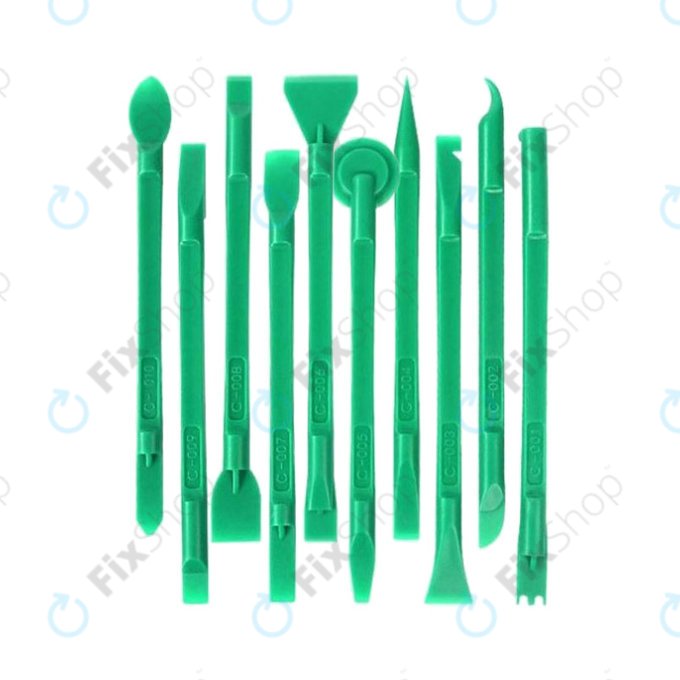 Relife RL-049C - Oboustranný Set Nářadí na Demontáź 10v1 (Zelený)
