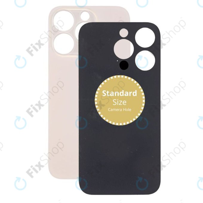 Apple iPhone 14 Pro - Sklo Zadního Housingu (Gold)