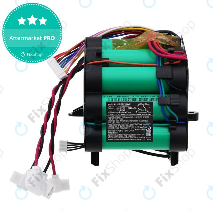 Baterie pro AEG FX9, Pure F9, Electrolux FlexLift PF9, 2000mAh, Li-Ion, 36V, 140144439084, HQ