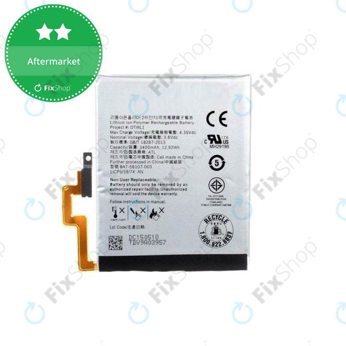 Blackberry Passport - Baterie BAT-58107-003 3400mAh