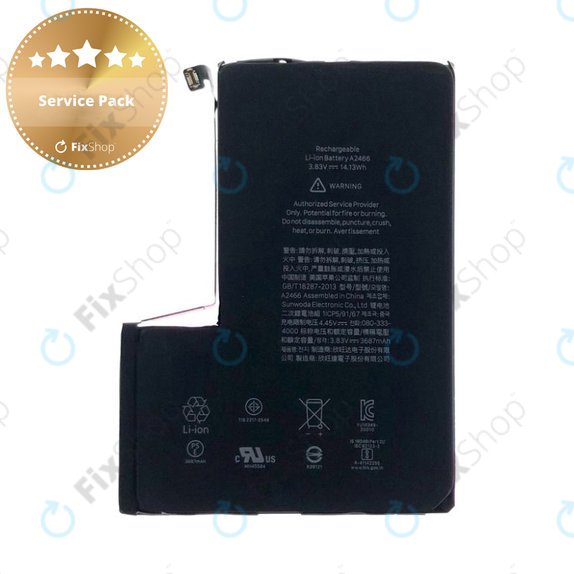 Baterie pro iPhone 12 Pro Max, 3687mAh, A2466, Service Pack