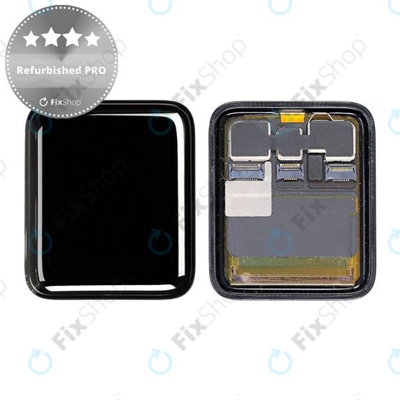 LCD Displej pro Apple Watch 3 38mm, Dotykové sklo bez rámu, Refurbished PRO