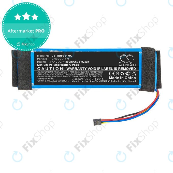Baterie pro Xiaomi Fimi Palm, 800mAh, Li-Pol, 7.4V, GH3DC01FM, HQ