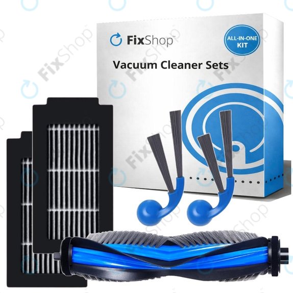 Sada náhradních dílů pro Ecovacs Deebot T30C Omni (1x Hlavní kartáč, 2x Filtr, 2x Boční kartáč)