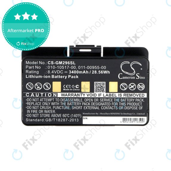 Baterie pro Garmin GPSMAP, 3400mAh, Li-Ion, 8.4V, 010-10517-00, HQ