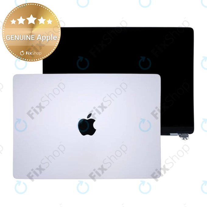 LCD displej pro MacBook Pro 14", A3112, A3185 (2024), s předním sklem a krytem, Silver, 661-41792, Genuine Apple