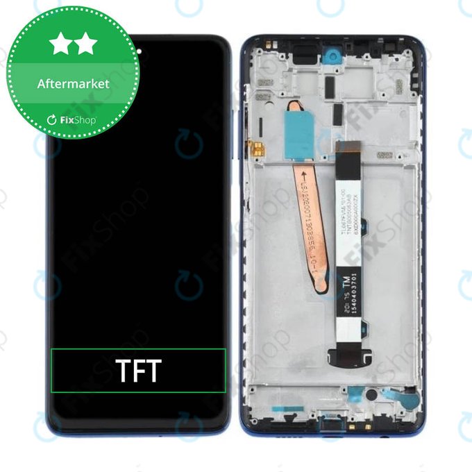 Xiaomi Poco X3 NFC - LCD Displej + Dotykové Sklo + Rám (Cobalt Blue) TFT