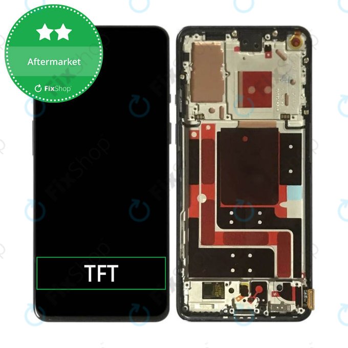 OnePlus 9 - LCD Displej + Dotykové Sklo + Rám (Astral Black) TFT