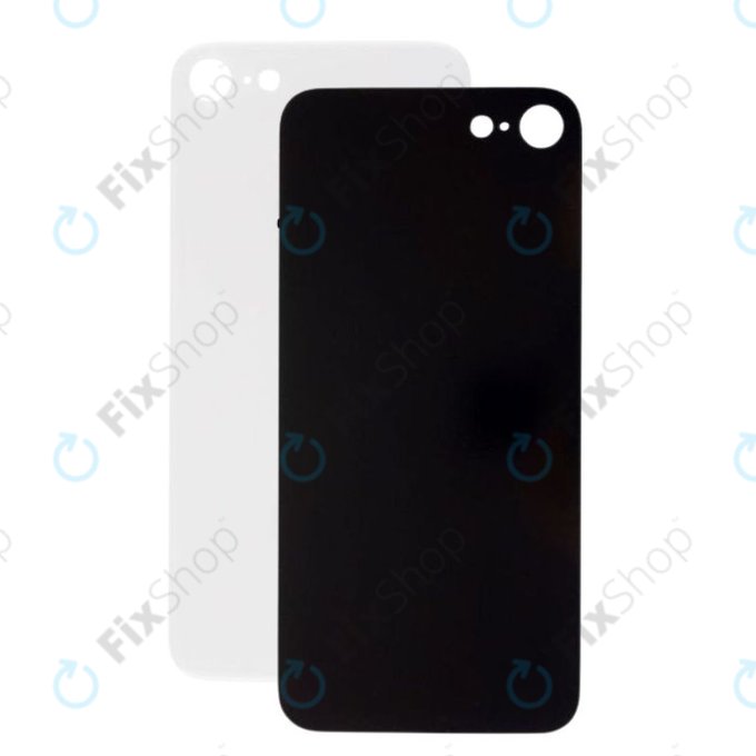 Apple iPhone 8 - Sklo Zadního Housingu (Silver)