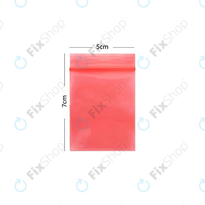 ESD Antistatický Uzavíratelný Sáček (Red) - 5x7cm 100ks