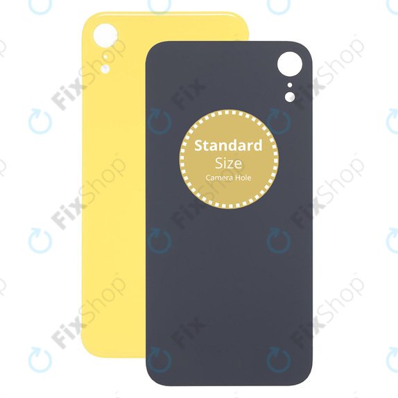 Apple iPhone XR - Sklo Zadního Housingu (Yellow)