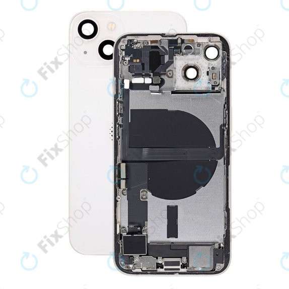 Apple iPhone 13 - Zadní Housing s Malými Díly (Starlight)