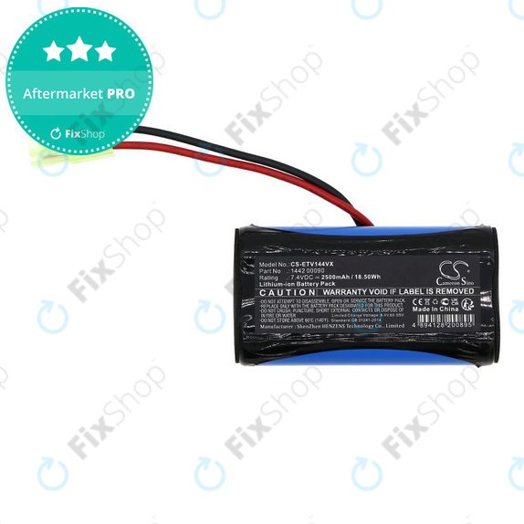 Baterie pro ETA Verto 1442, 2500mAh, Li-Ion, 7.4V, 1442 00090, HQ
