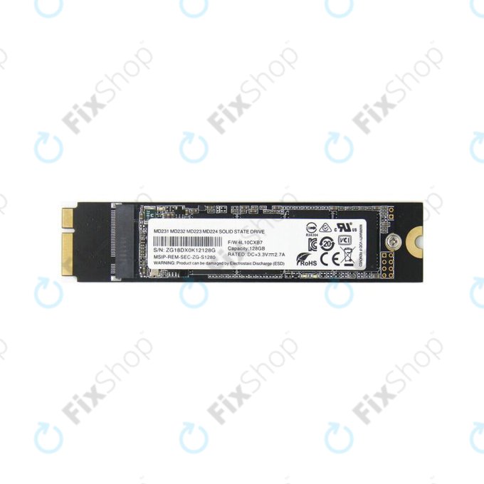 Apple MacBook Air 11" A1465 (Mid 2012), 13" A1466 (Mid 2012) - SSD 128GB