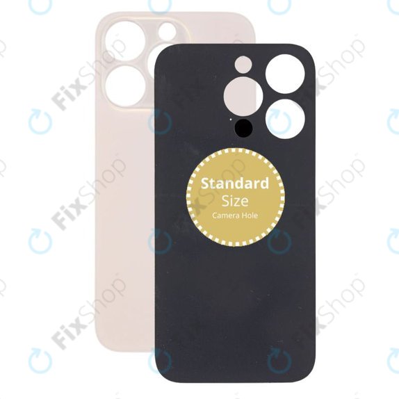 Apple iPhone 14 Pro - Sklo Zadního Housingu (Gold)