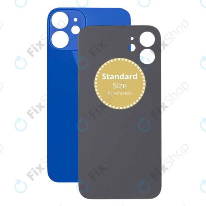 Apple iPhone 12 Mini - Sklo Zadního Housingu (Blue)