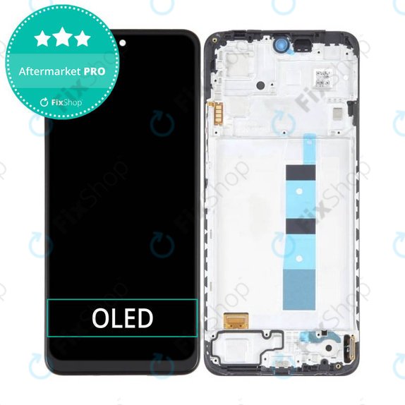 Xiaomi Redmi Note 12 - LCD Displej + Dotykové Sklo + Rám (Black) OLED