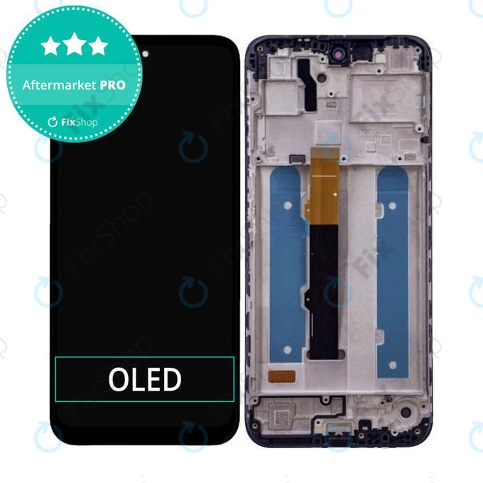 Motorola Moto G42 XT2233 - LCD Displej + Dotykové Sklo + Rám (Black) OLED