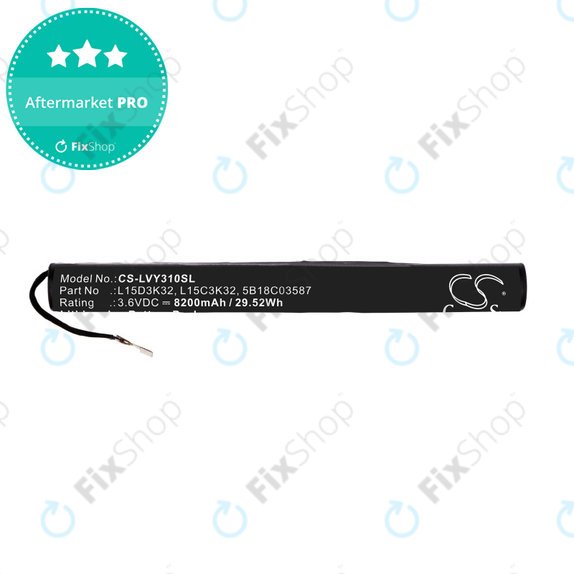 Lenovo Yoga TAB 3 YT3-X50 - Baterie L15D3K32, L15C3K32, 5B18C03587 8200mAh HQ